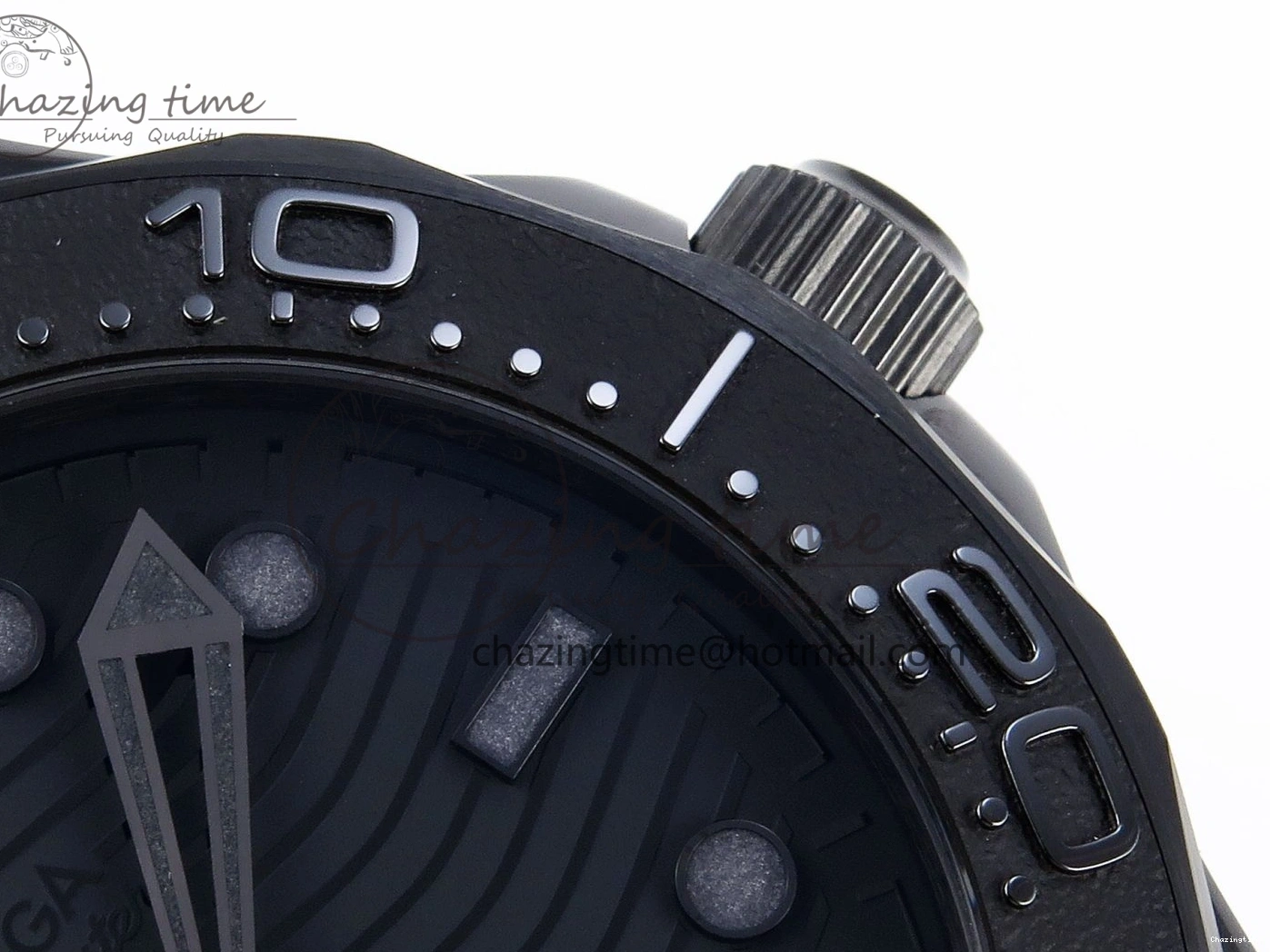 0325 SEAMASTER 300M 43.5MM BLACK CERAMIC VSF 1:1 BEST EDITION BLACK DIAL ON BLACK RUBBER STRAP A FashionForward 7766
